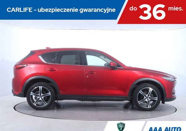 Mazda CX-5 cena 105000 przebieg: 102611, rok produkcji 2017 z Grudziądz małe 232